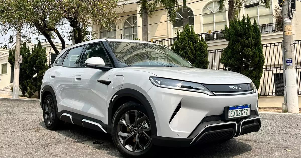 BYD Yuan Plus 100% Elétrico Branco